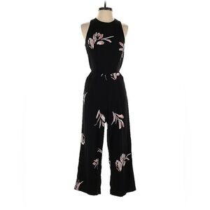 A New Day Sleeveless Jumpsuit from Target- Black with Pink/white Flowers XXL